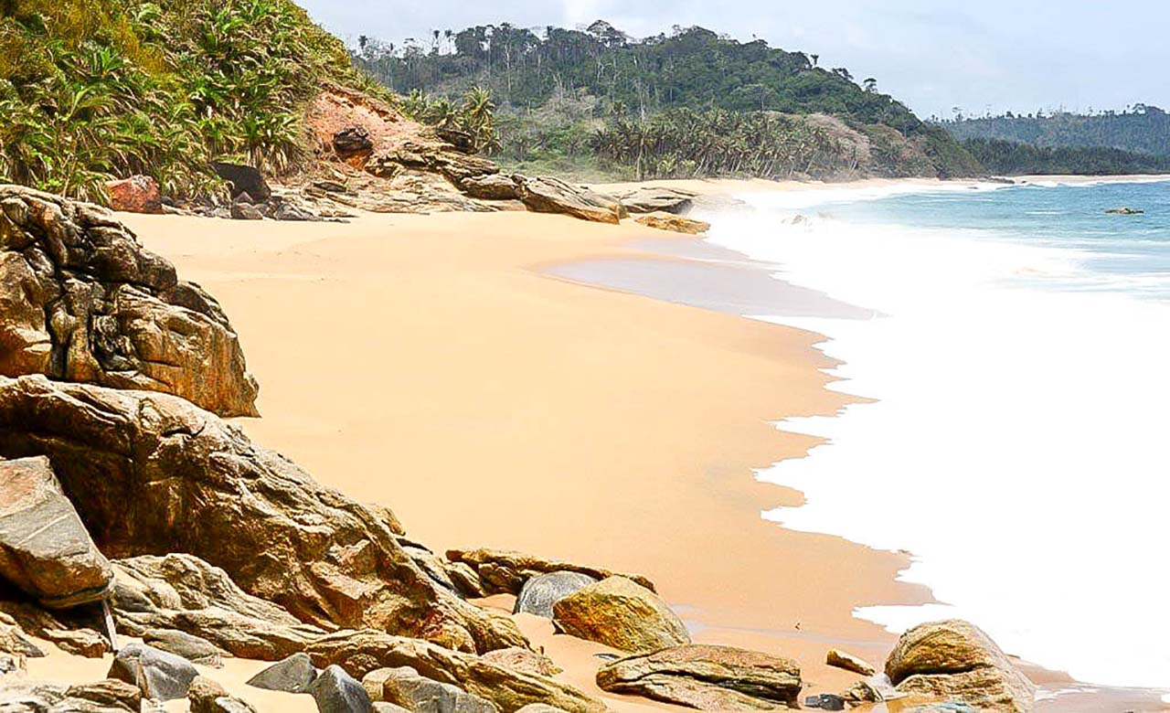 Image de plage de côte d'ivoire