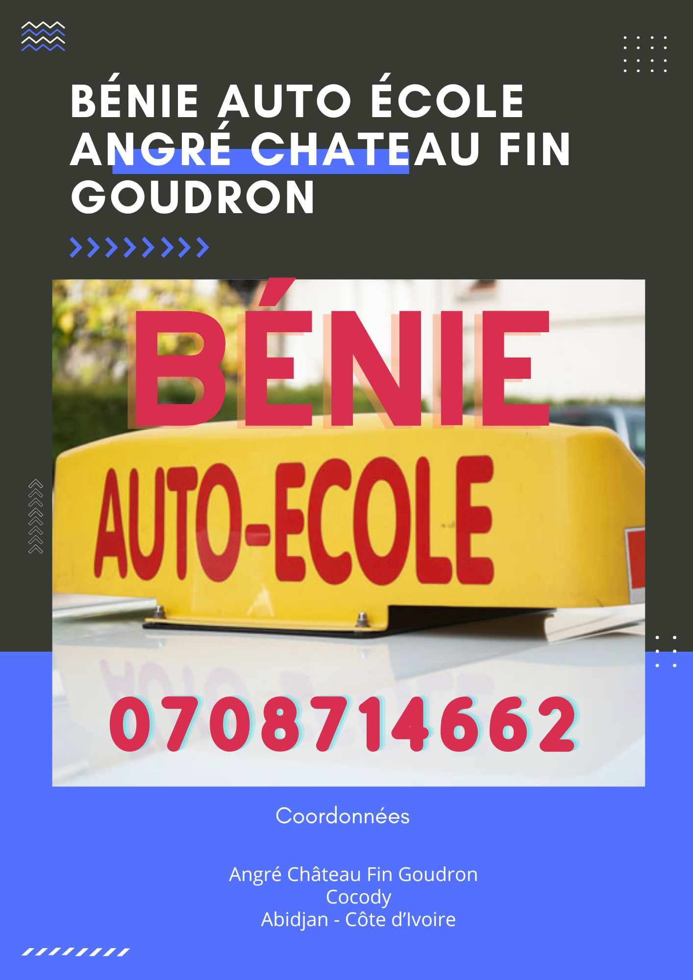 BENIE AUTO-ECOLE POUR VOTRE PERMIS DE CONDUIRE